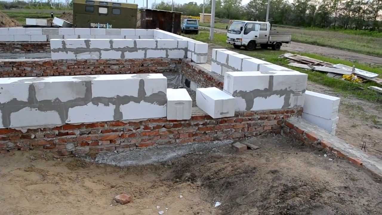 Дом из газобетонного блока своими руками